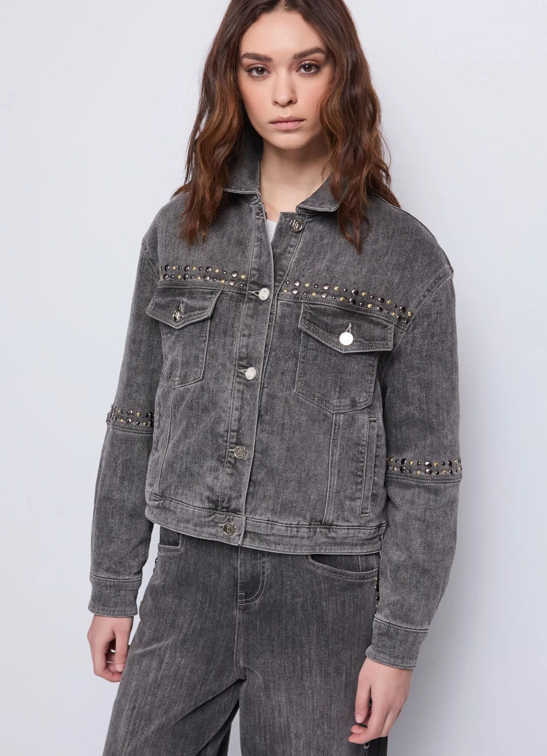 Gaudi women’s used cotton denim jacket