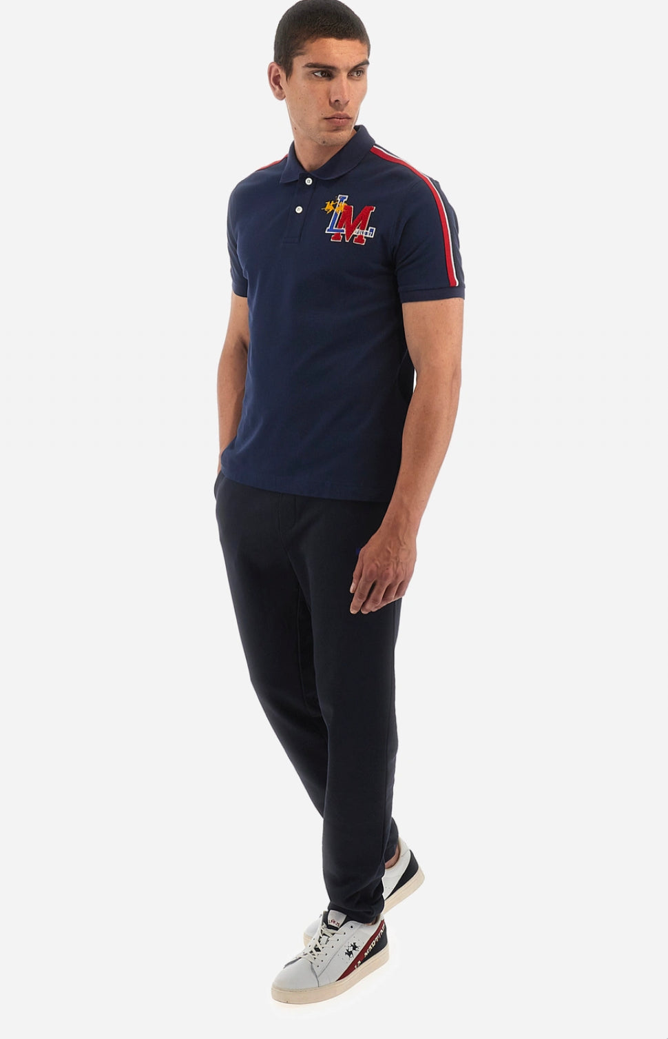 La Martina MAN POLO PIQUET STRETCH WMP303