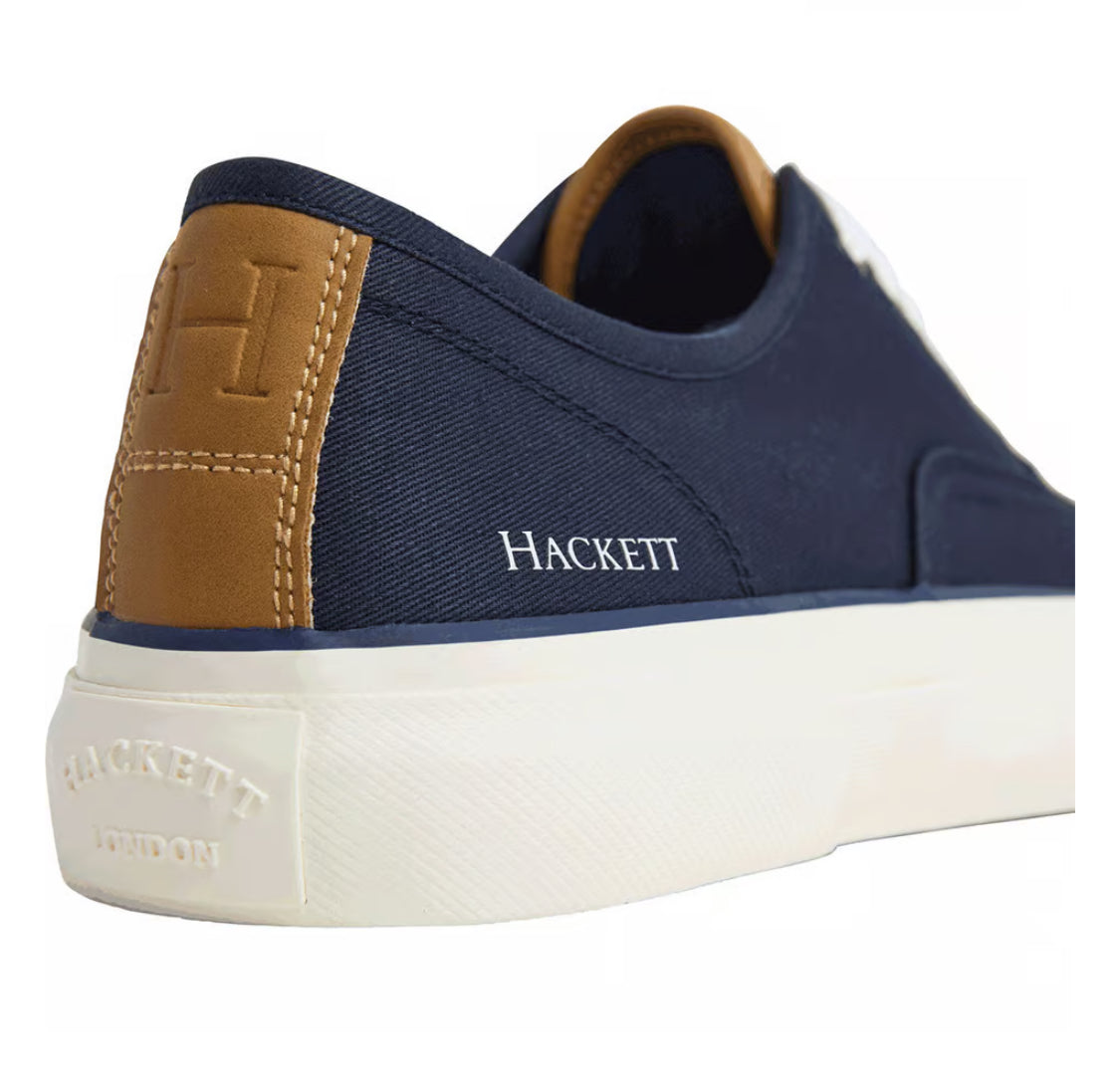 HACKETT MAN BLAKE SMART SHOES NAVY BLUE & WHITE
