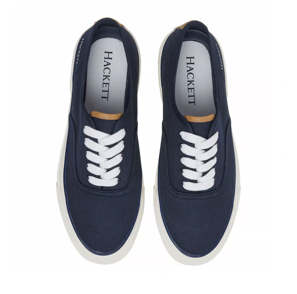 HACKETT MAN BLAKE SMART SHOES NAVY BLUE & WHITE