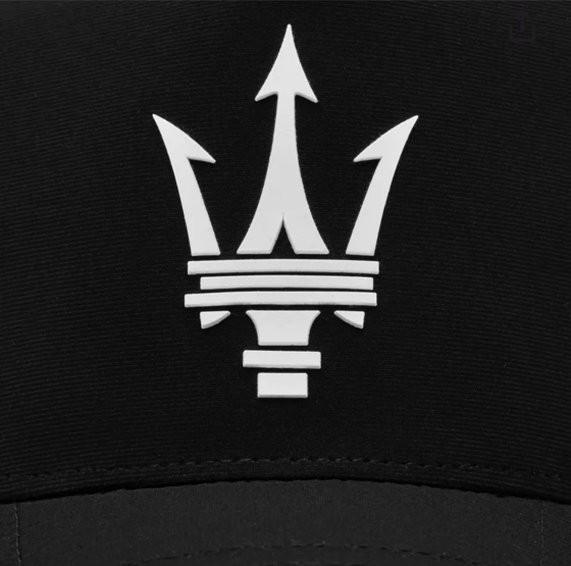 MASERATI Baseball cap with trident BLACK 456022