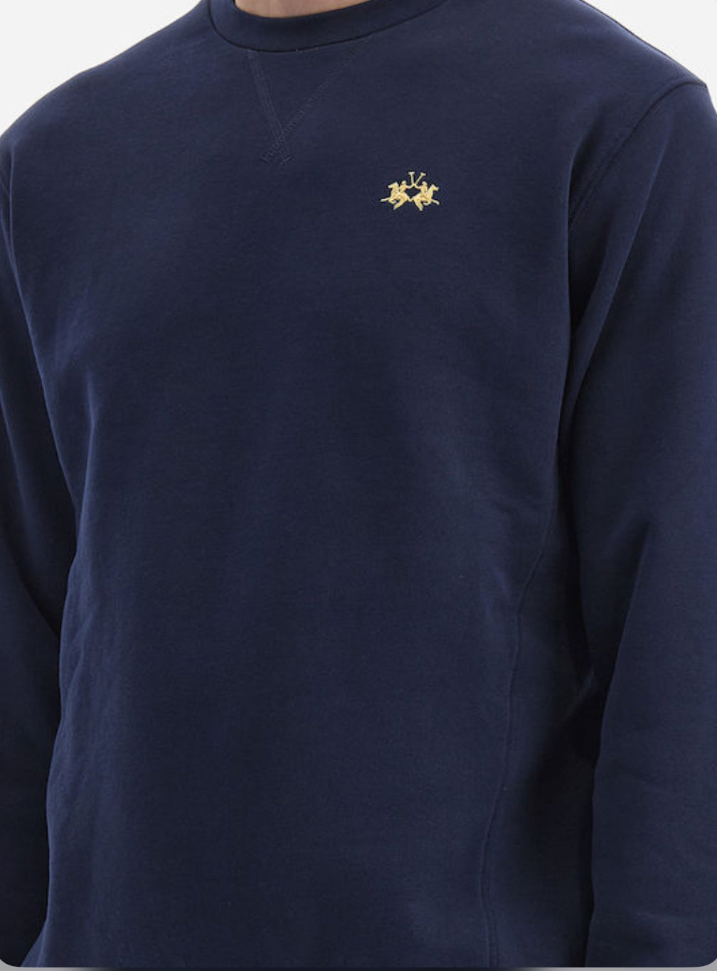 LA MARTINA MAN FLEECE CREW NECK BRUSHED WMF008
