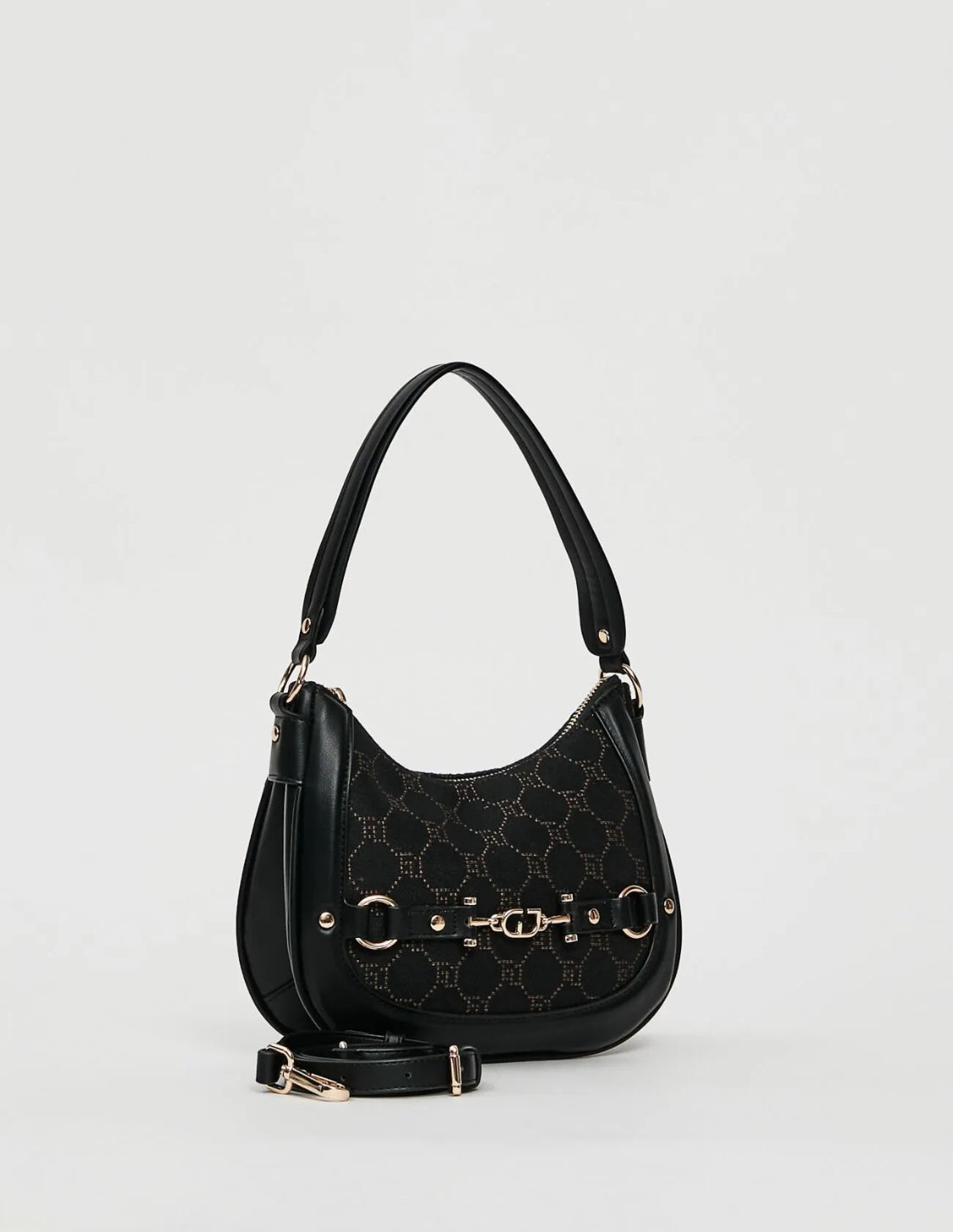 Gaudi Mini hobo bag with jacquard logo V5AI-12503