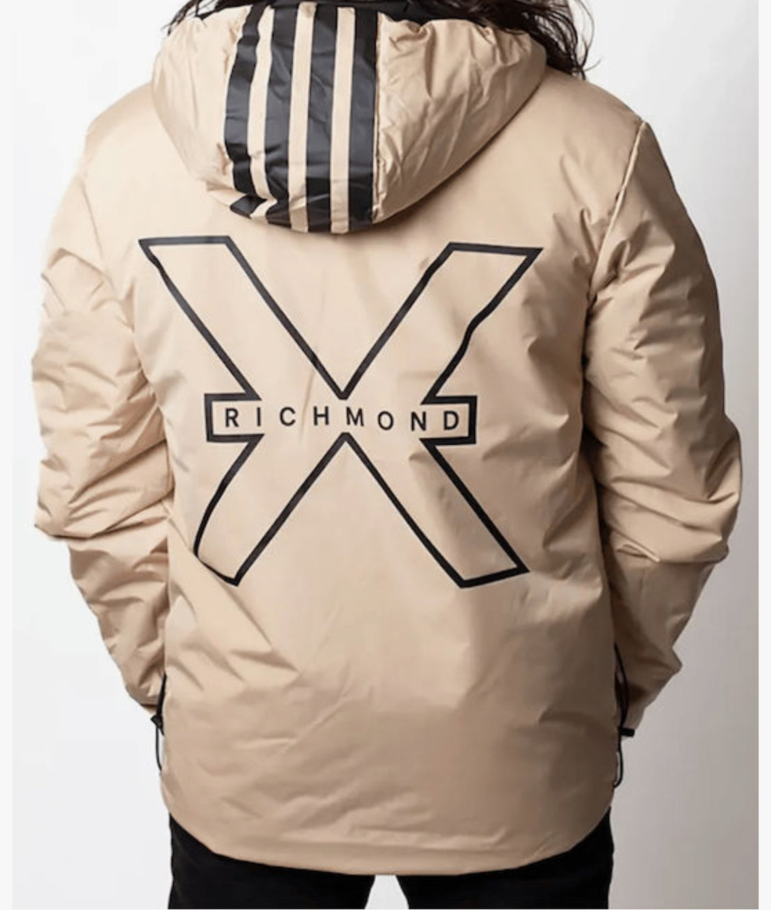 JOHN RICHMOND X ΔΙΠΛΗΣ ΟΨΗΣ ΜΠΟΥΦΑΝ REVERSIBLE JACKET UMA25044GB