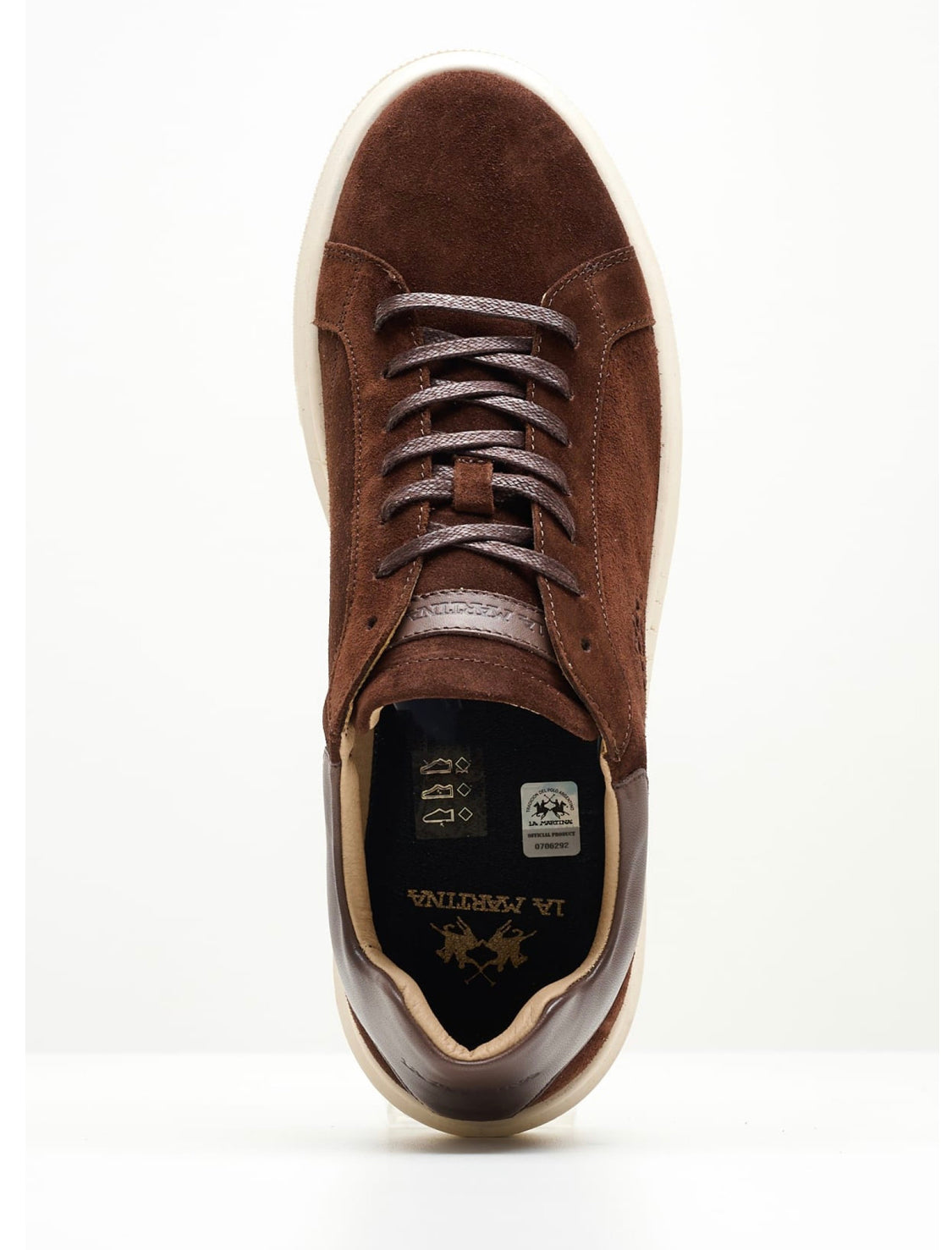 LA MARTINA SHOES MAN LFM232.001.3210 SUEDE LEATHER SNEAKERS
