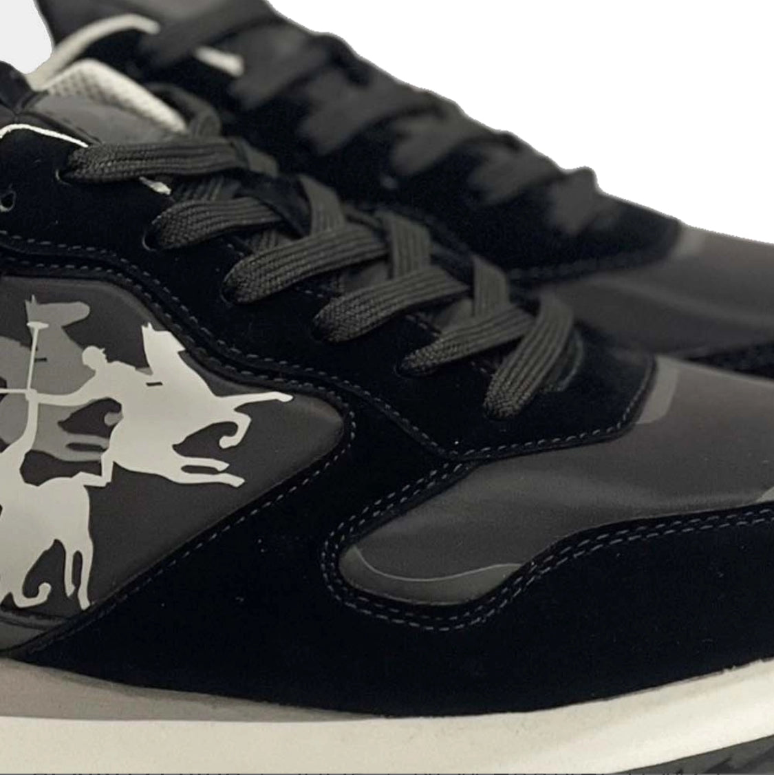 LA MARTINA men's trainers with two-tone platform soles