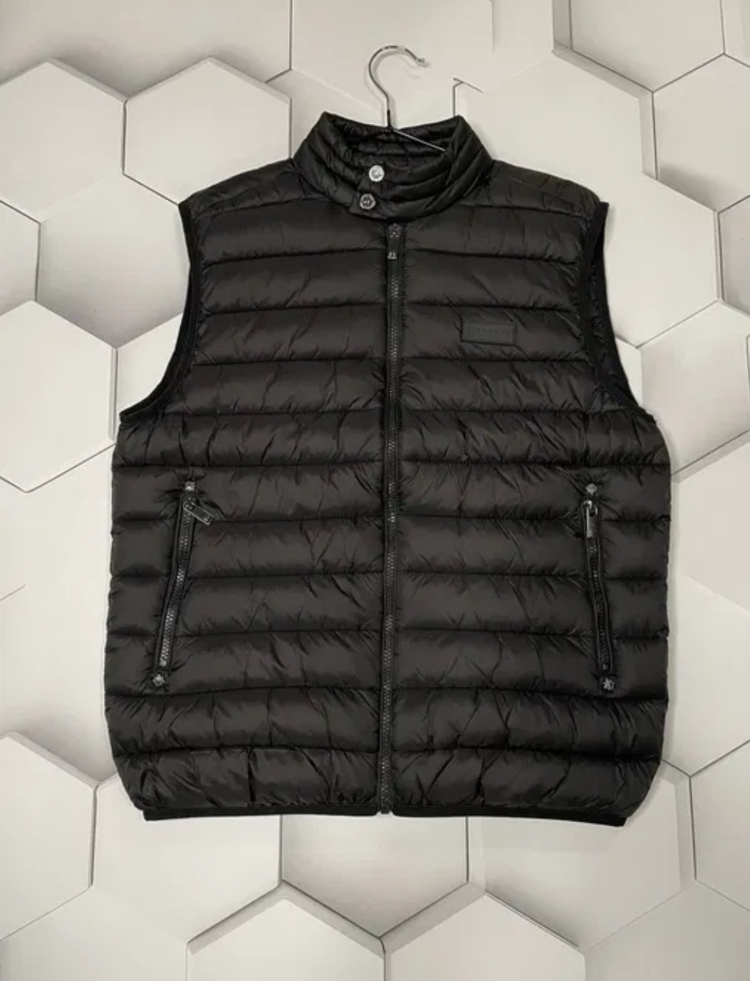 JOHN RICHMOND X QUILTED ZIP - UP GILET UMA25156PI