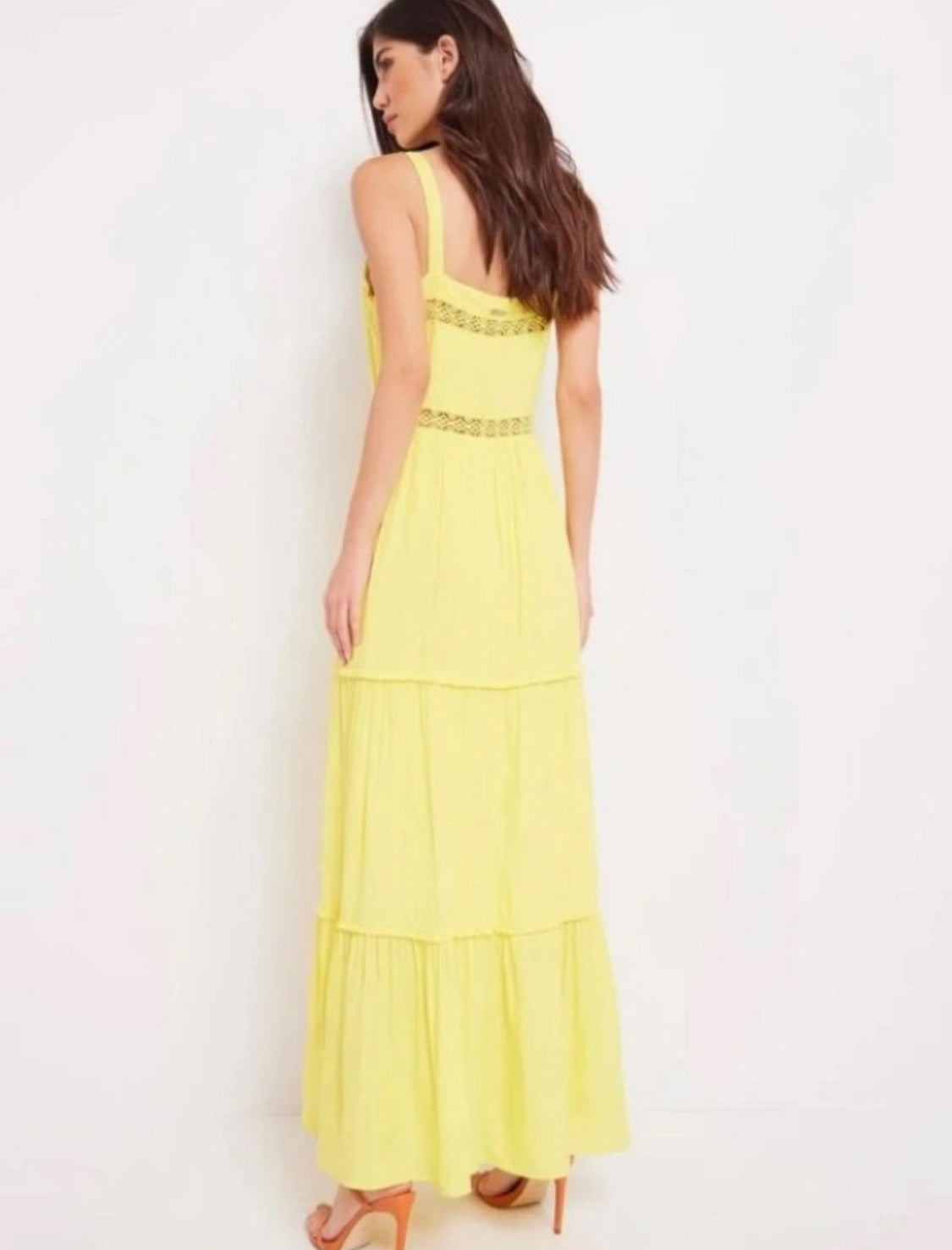 GAUDI WOMAN LONG DRESS YELLOW 411BD15010