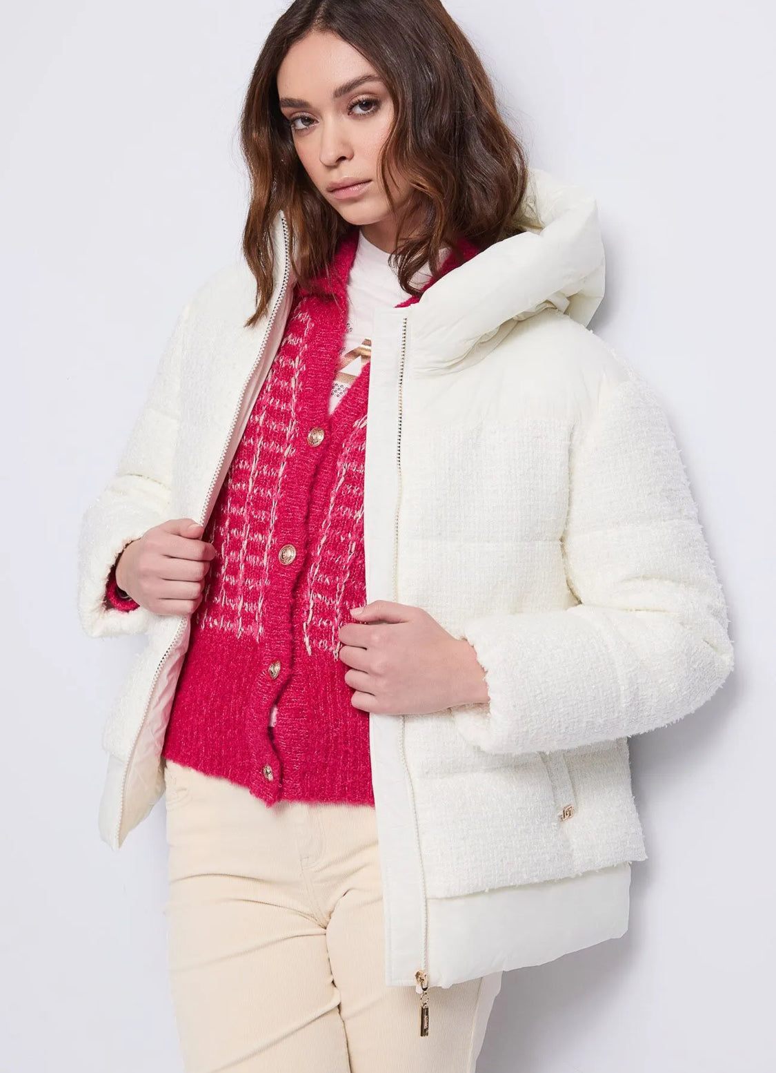 Gaudi Women's quilted down jacket with hood