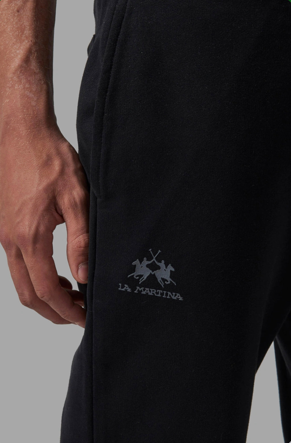 LA MARTINA MAN FLEECE BASIC PANT COTTON FLEECE CCMT03
