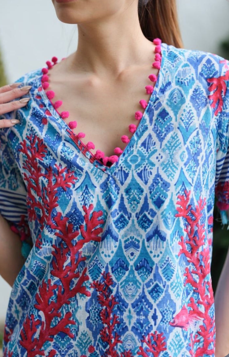 Isla Bonita kaftan/beachwear