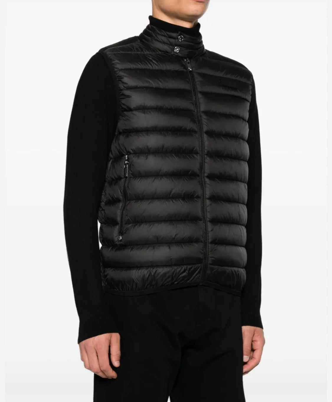 JOHN RICHMOND X QUILTED ZIP - UP GILET UMA25156PI
