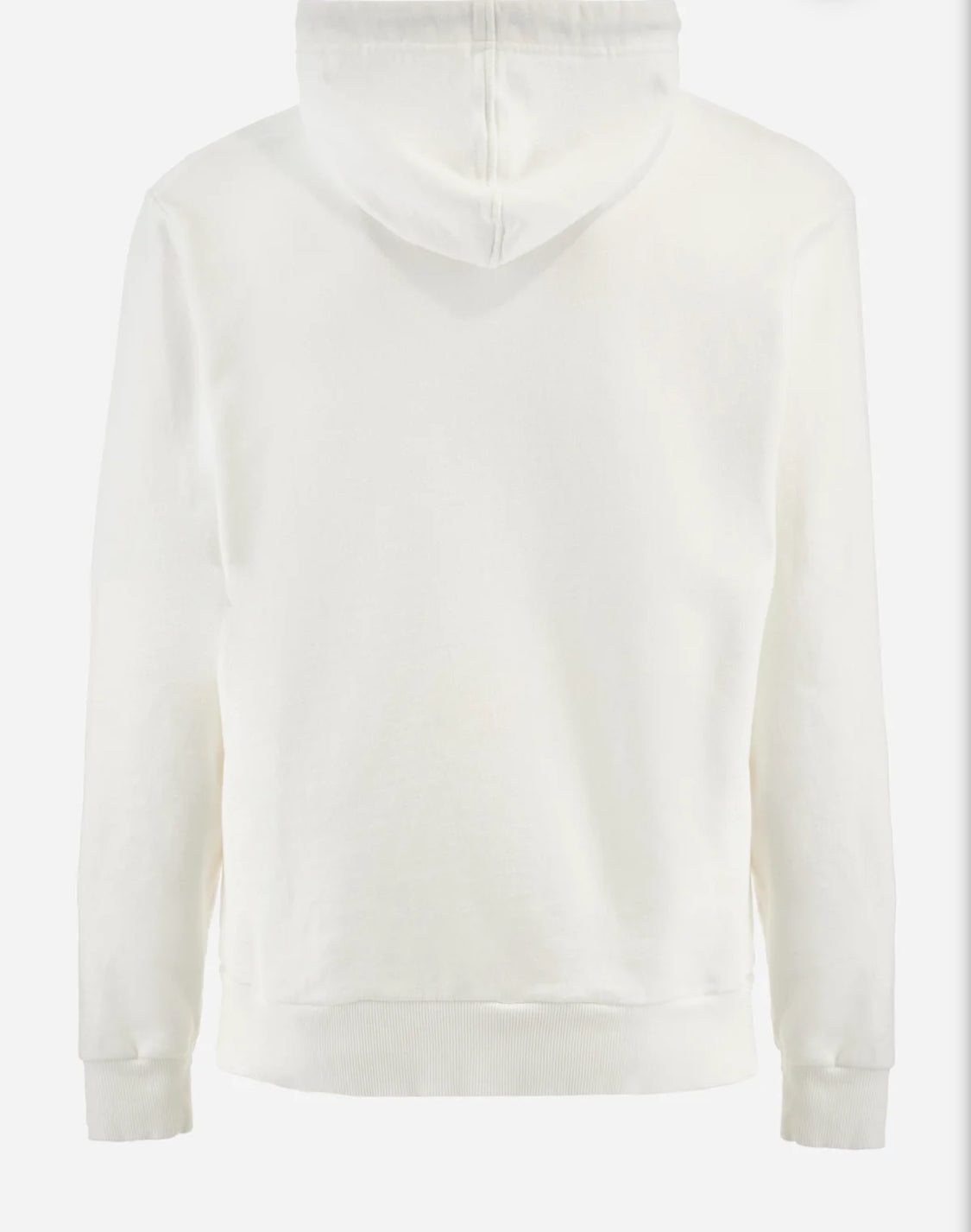 La Martina MAN BASIC FLEECE FULL ZIP HOODED COTTON CCMF02 regular fit- off white CCMF02