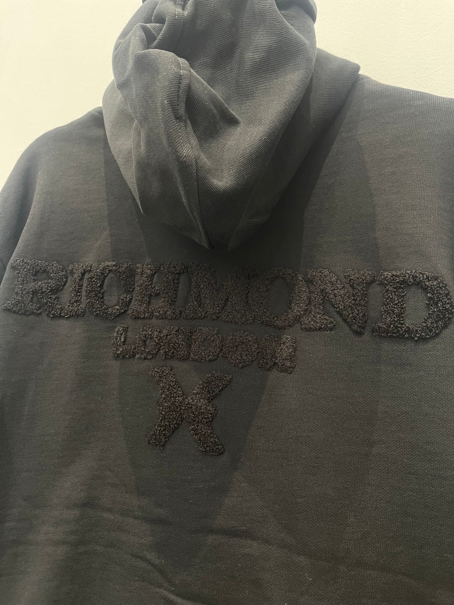 RICHMOND X-cotton sweatshirt with logo on the back and HOODIE UMA25004FE