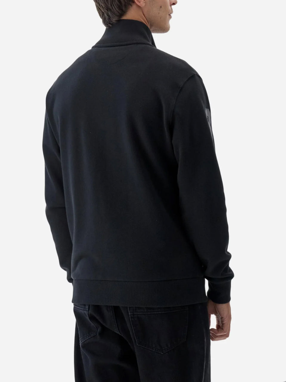 LA MARTINA Men's full-zip cotton team logo sweatshirt MBF301