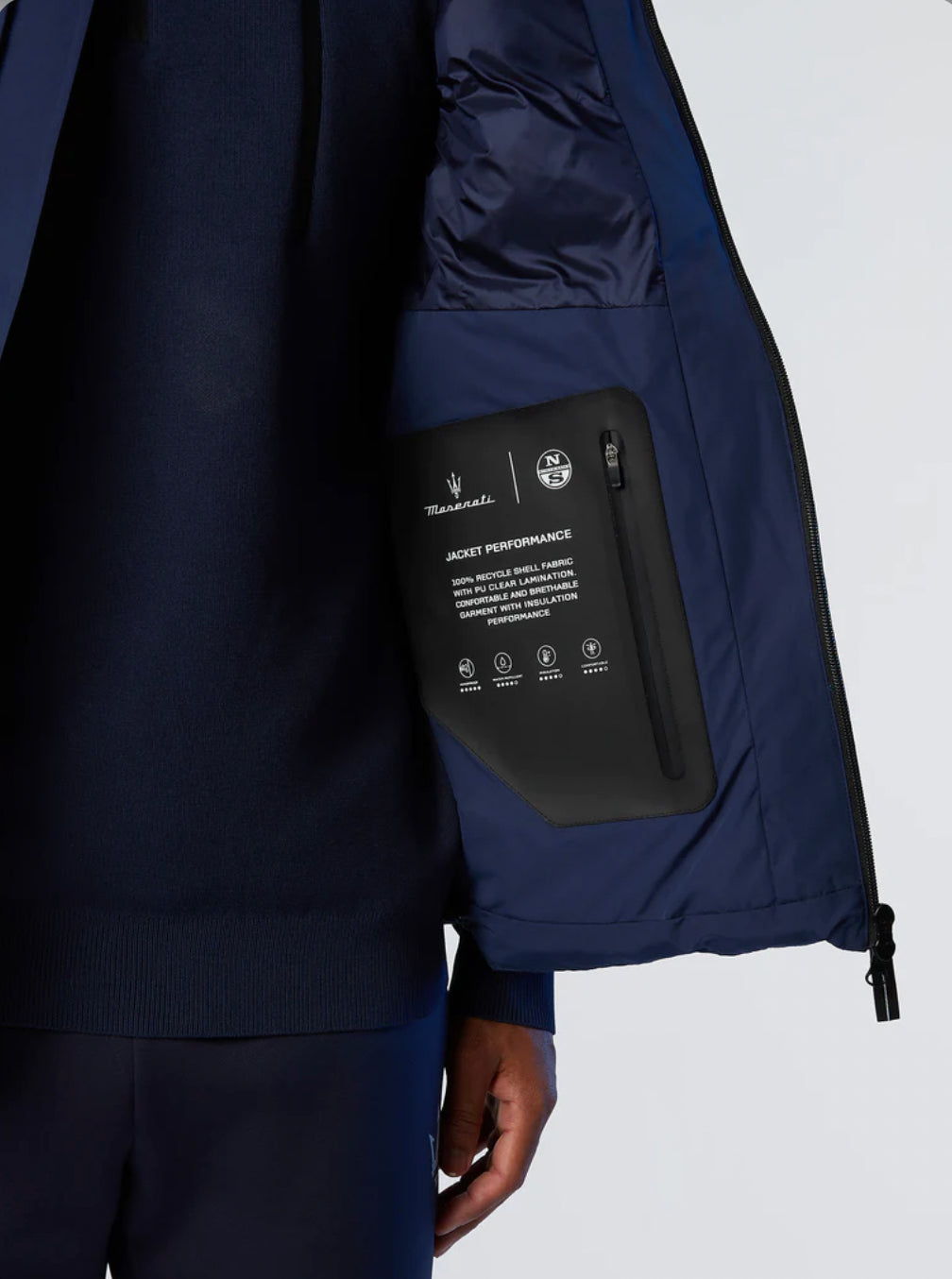 MASERATI OSTRO VEST NAVY BLUE 45 0143