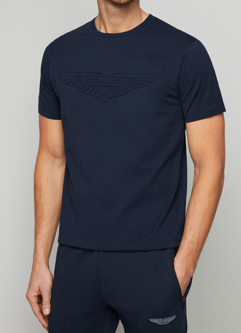 HACKETT CLASSIC FIT CLUB EMBOSSED T-SHIRT HM500872