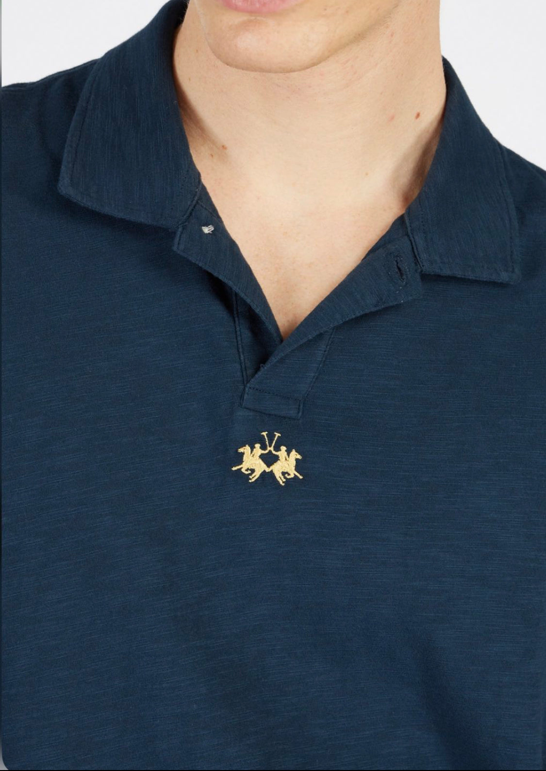 La Martina man BASIC CARRY OVER POLO SLUB JERSEY CCMP05