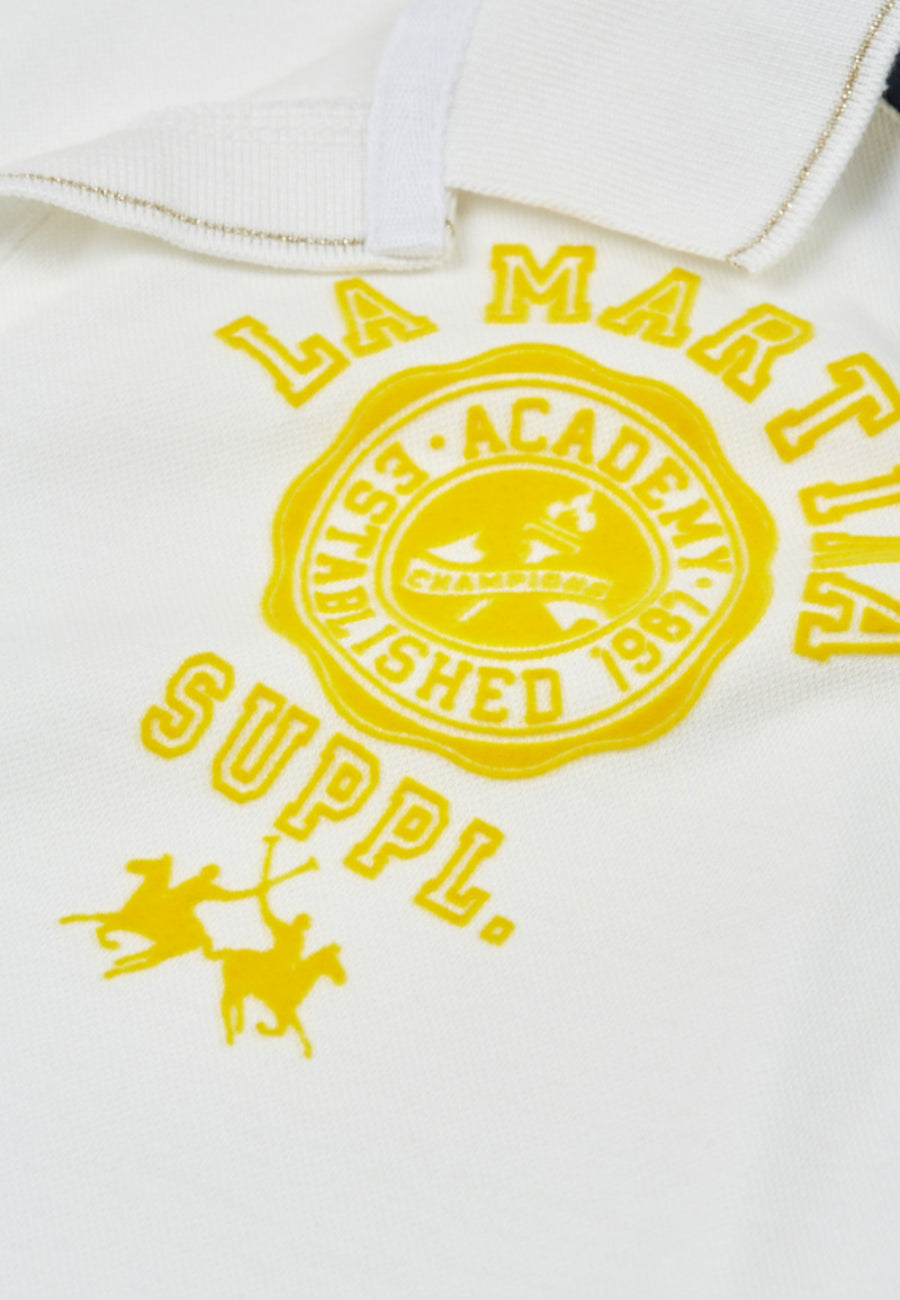 LA MARTINA WOMAN POLO PIQUET STRETCH WWP300 OVERSIZED