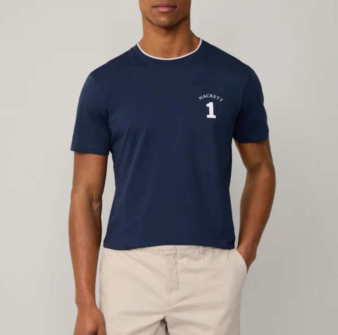 HACKETT CLASSIC FIT BRANDED NUMBER T-SHIRT HM500894