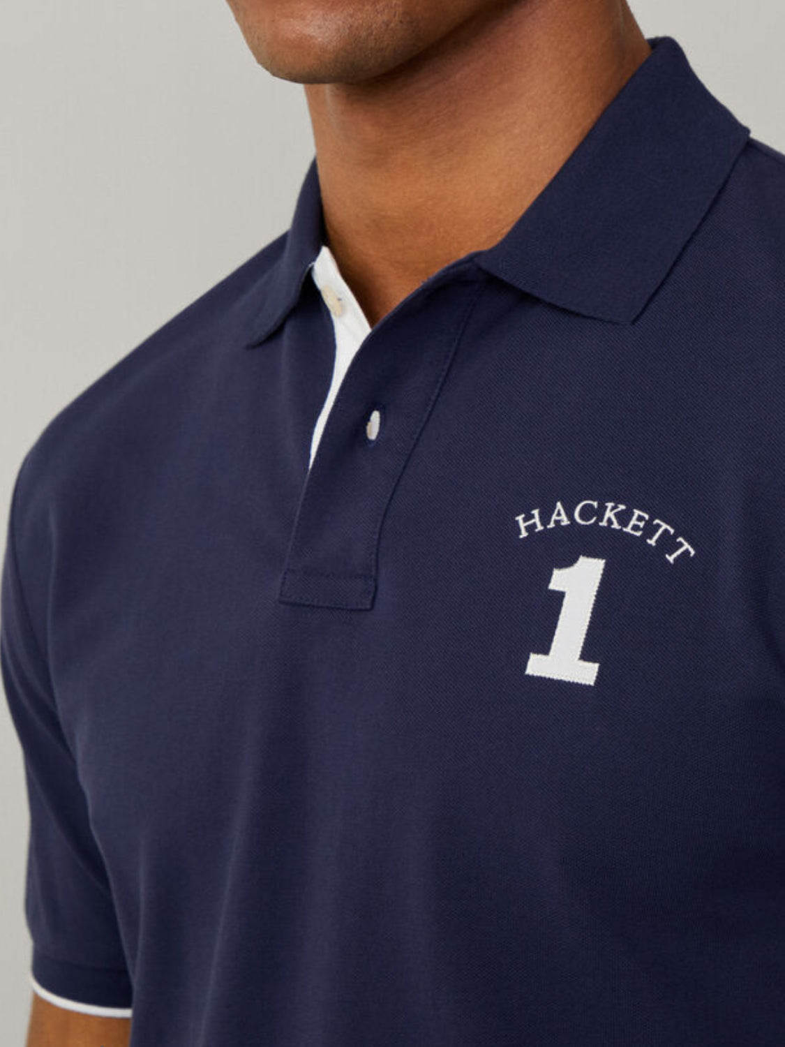 HACKETT CLASSIC FIT SHORT SLEEVE NUMBER POLO HM563414