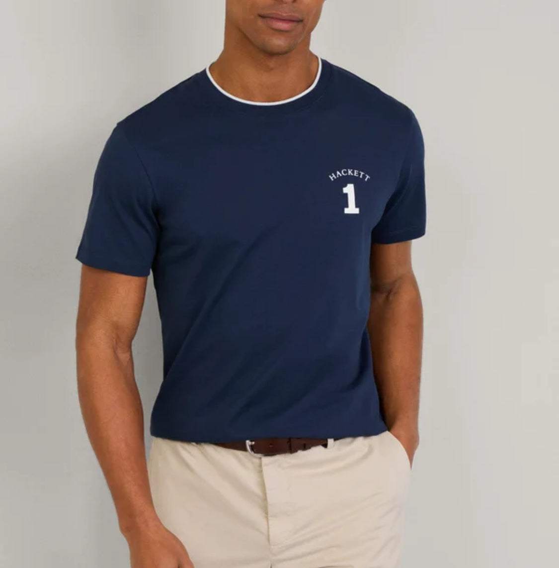HACKETT CLASSIC FIT BRANDED NUMBER T-SHIRT HM500894