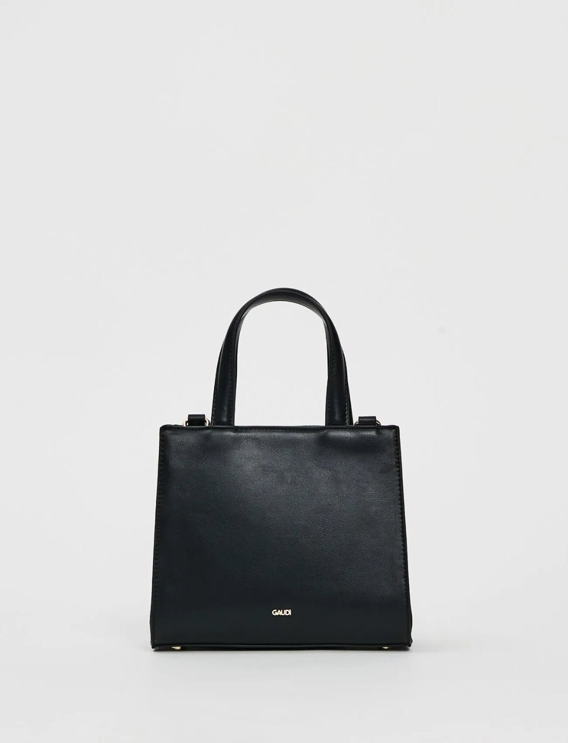 Gaudi Black velvet top handle bag