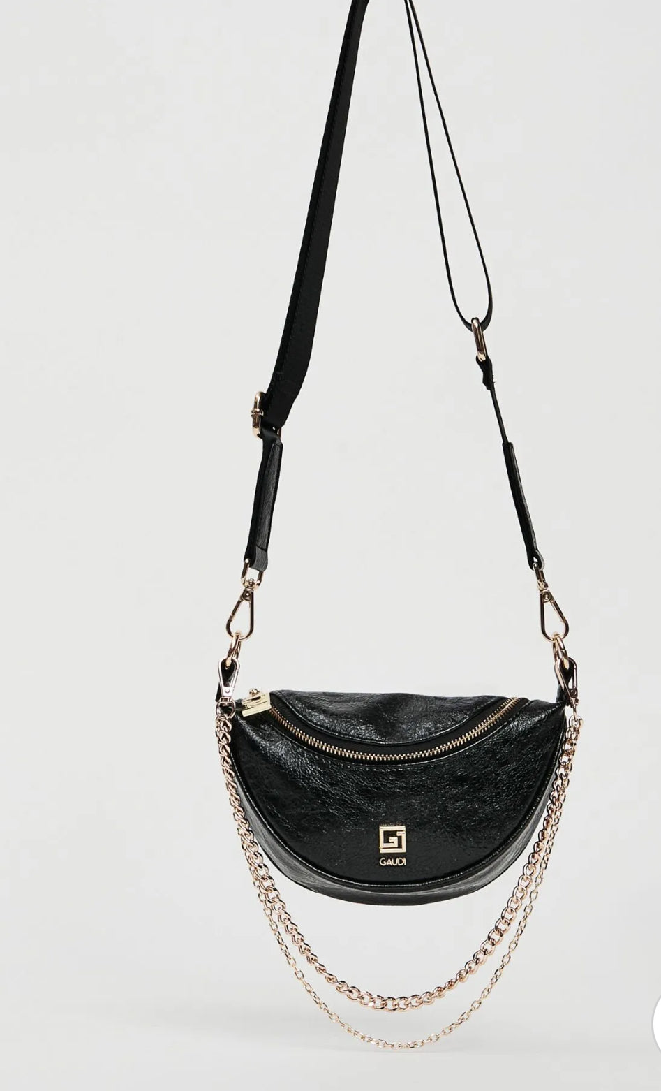 Gaudi ICE crossbody bag with chains 12492
