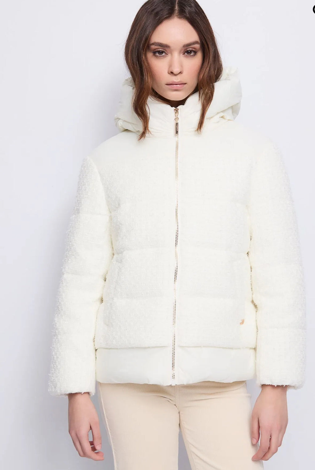 Gaudi Women's quilted down jacket with hood