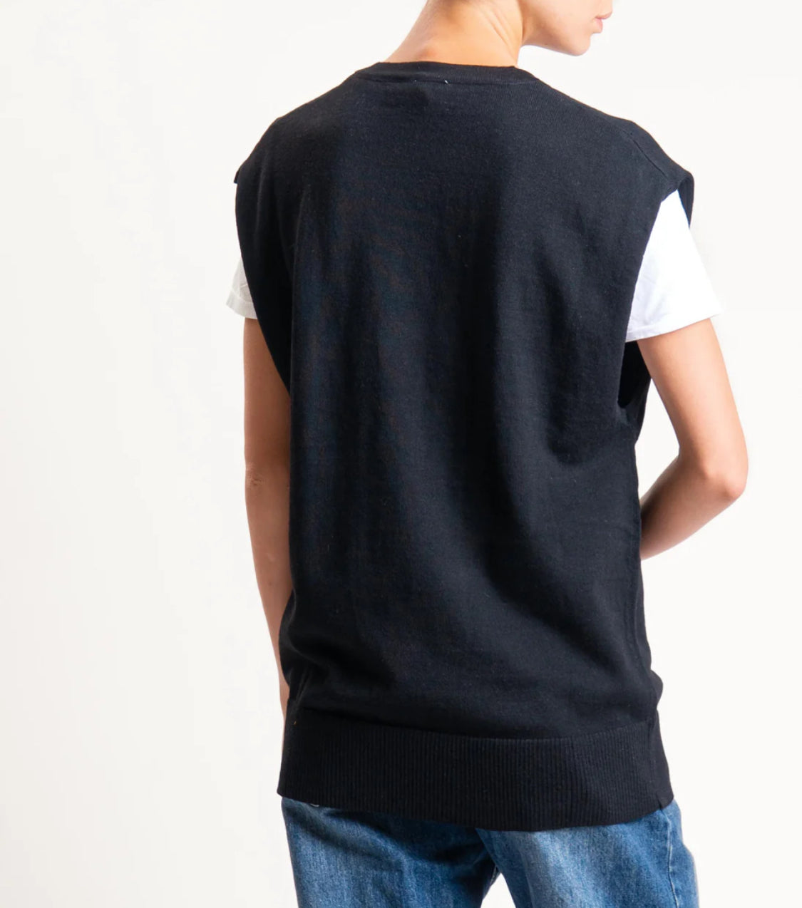 Anonyme wool knitwear gilet KF5029
