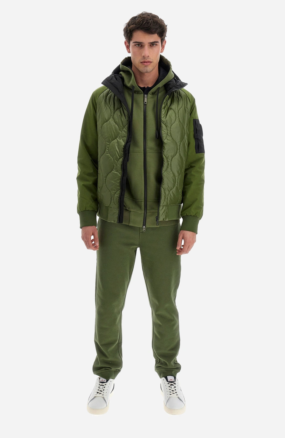 LA MARTINA MAN OUTDOOR BOMBER JACKET WINN WMO004 NAVY COLOR 50%