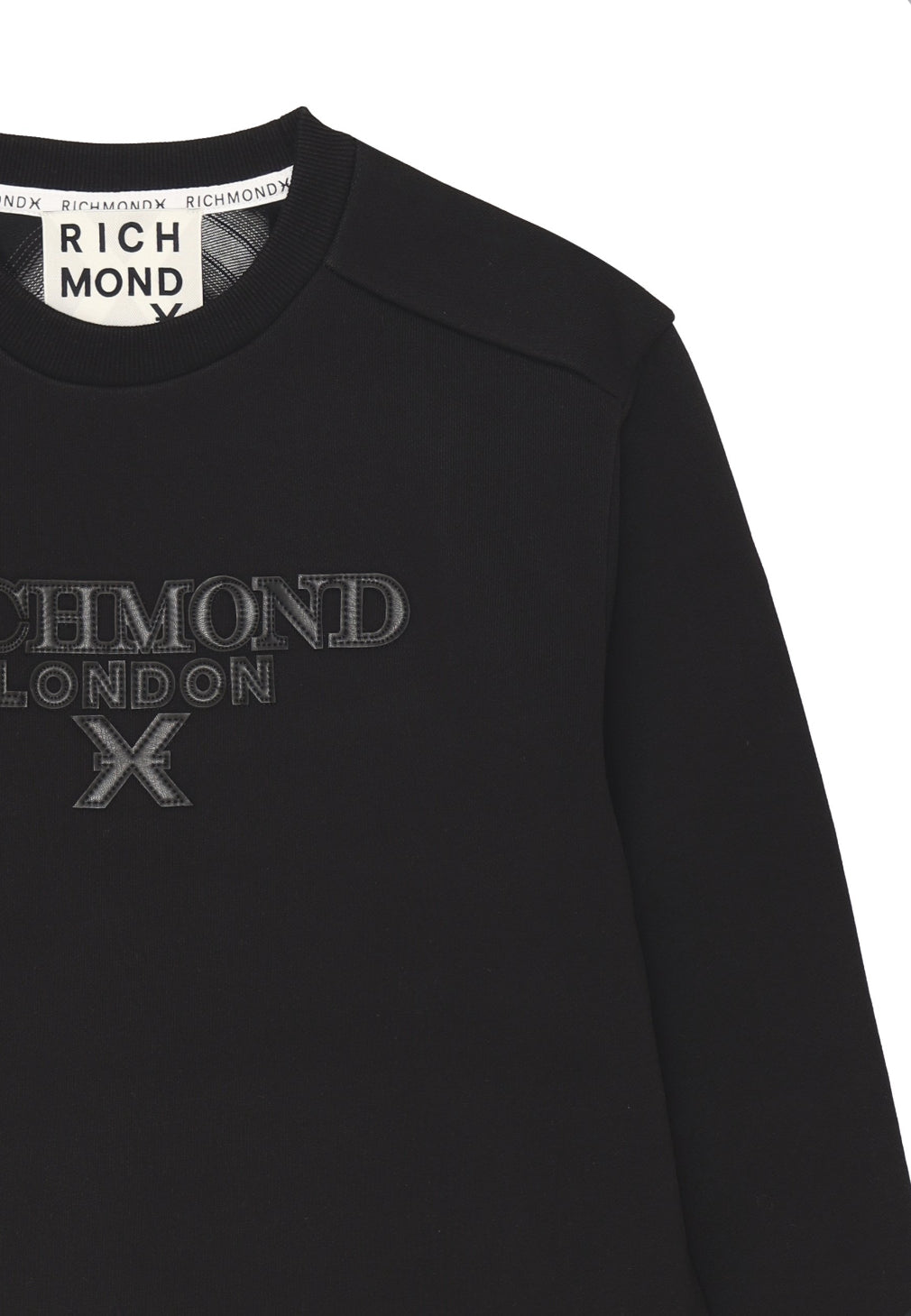 John Richmond X Logo-embroidered sweatshirt UMA25067FE