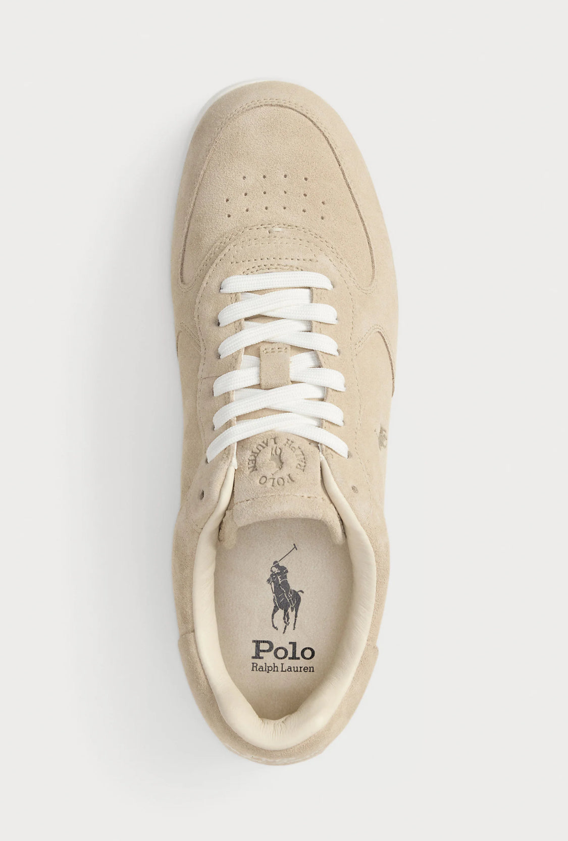 POLO RALPH LAUREN MASTER COURT SUEDE TRAINER