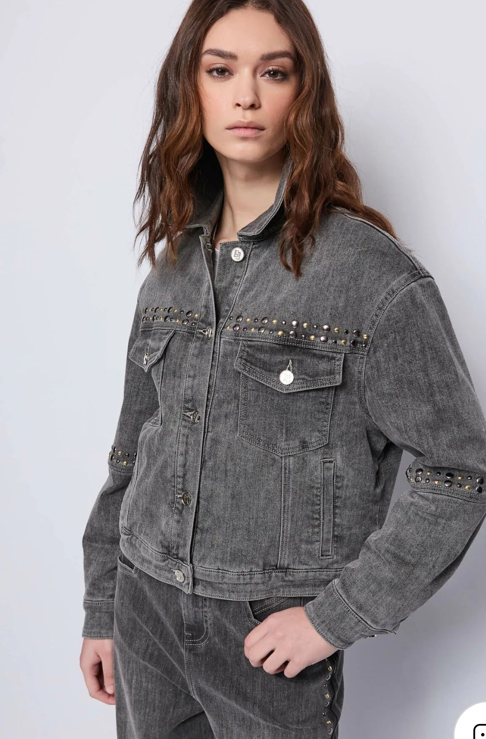 Gaudi women’s used cotton denim jacket
