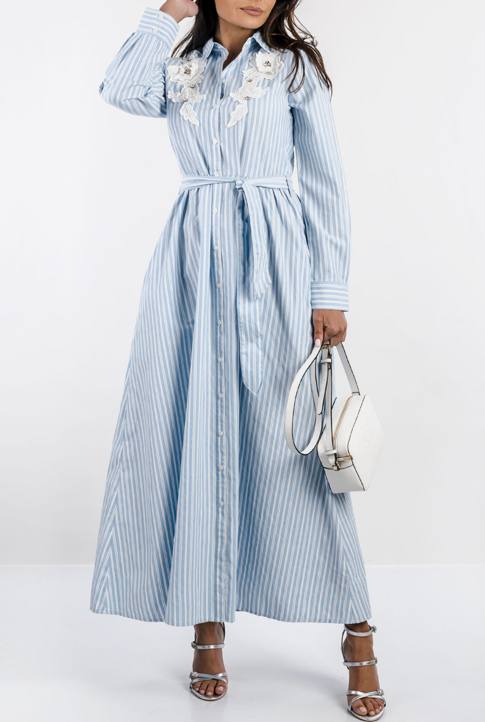 Gaudi women’s striped cotton dress 511FD15026