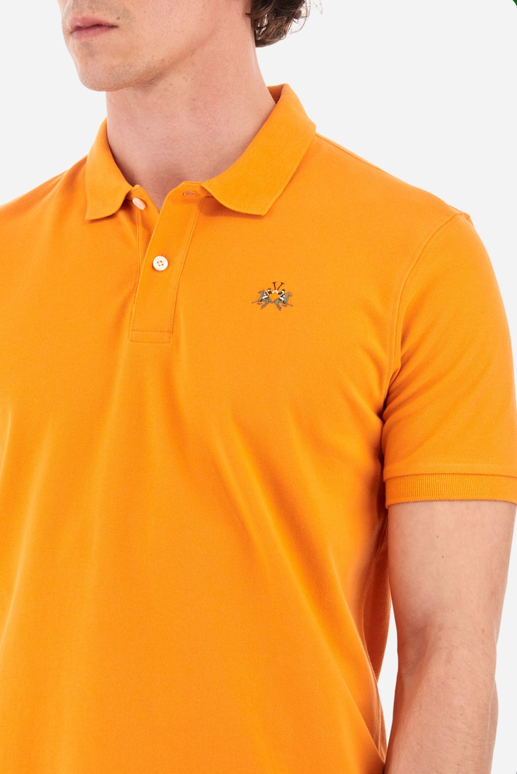 LA MARTINA MAN POLO SHIRT YMP002 ORANGE
