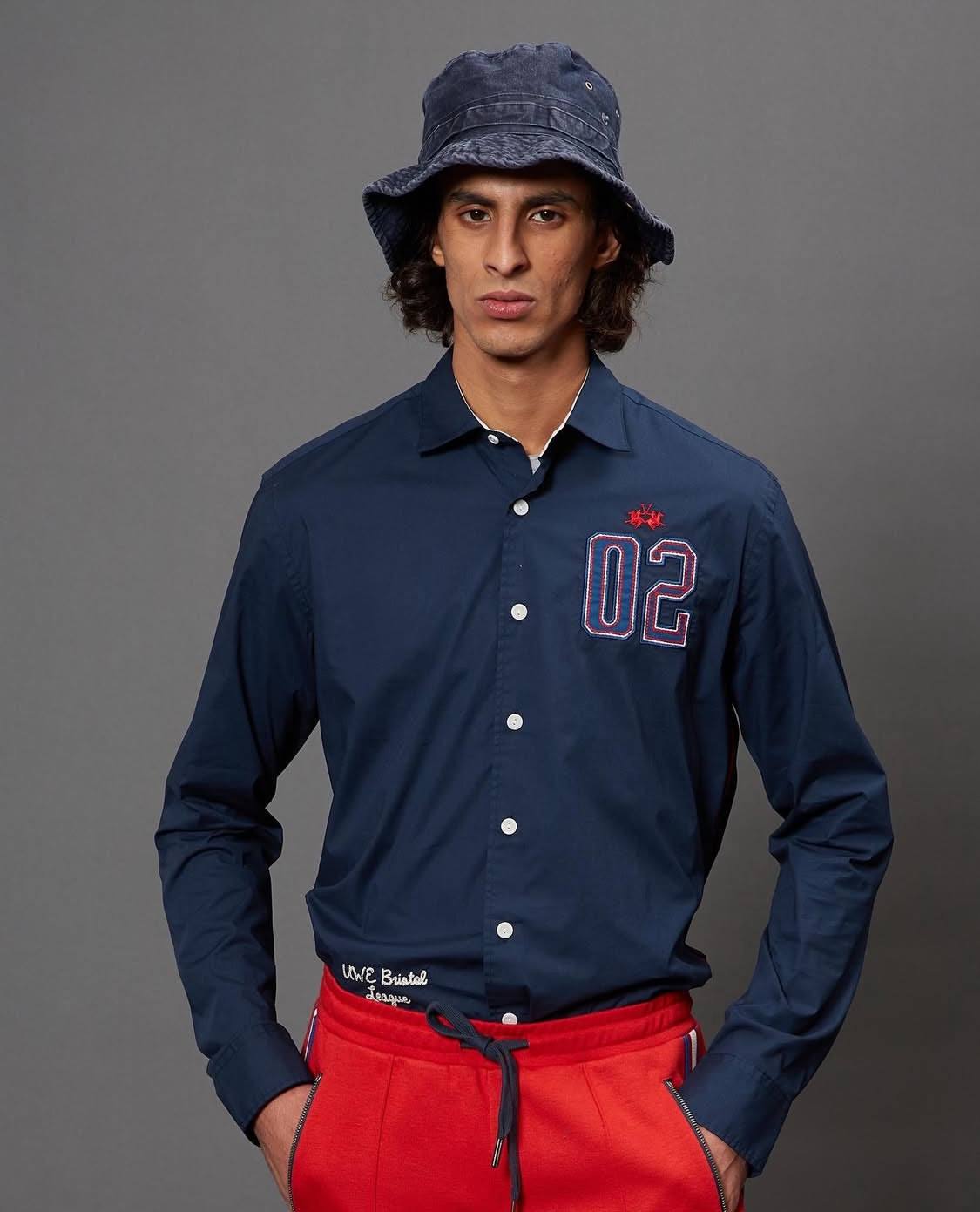 La martina MAN SHIRT POPLIN WMC300
