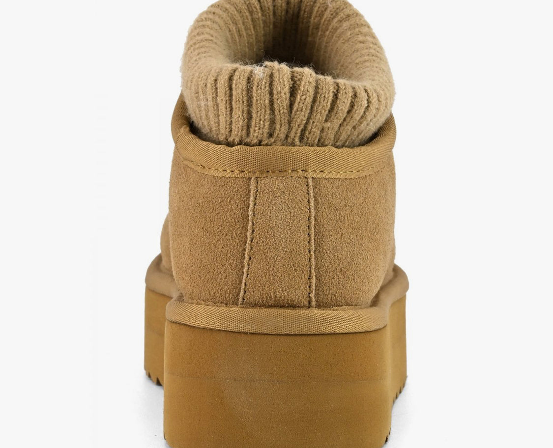 Colors of California Sabot with sock on platform sole YWPLA09