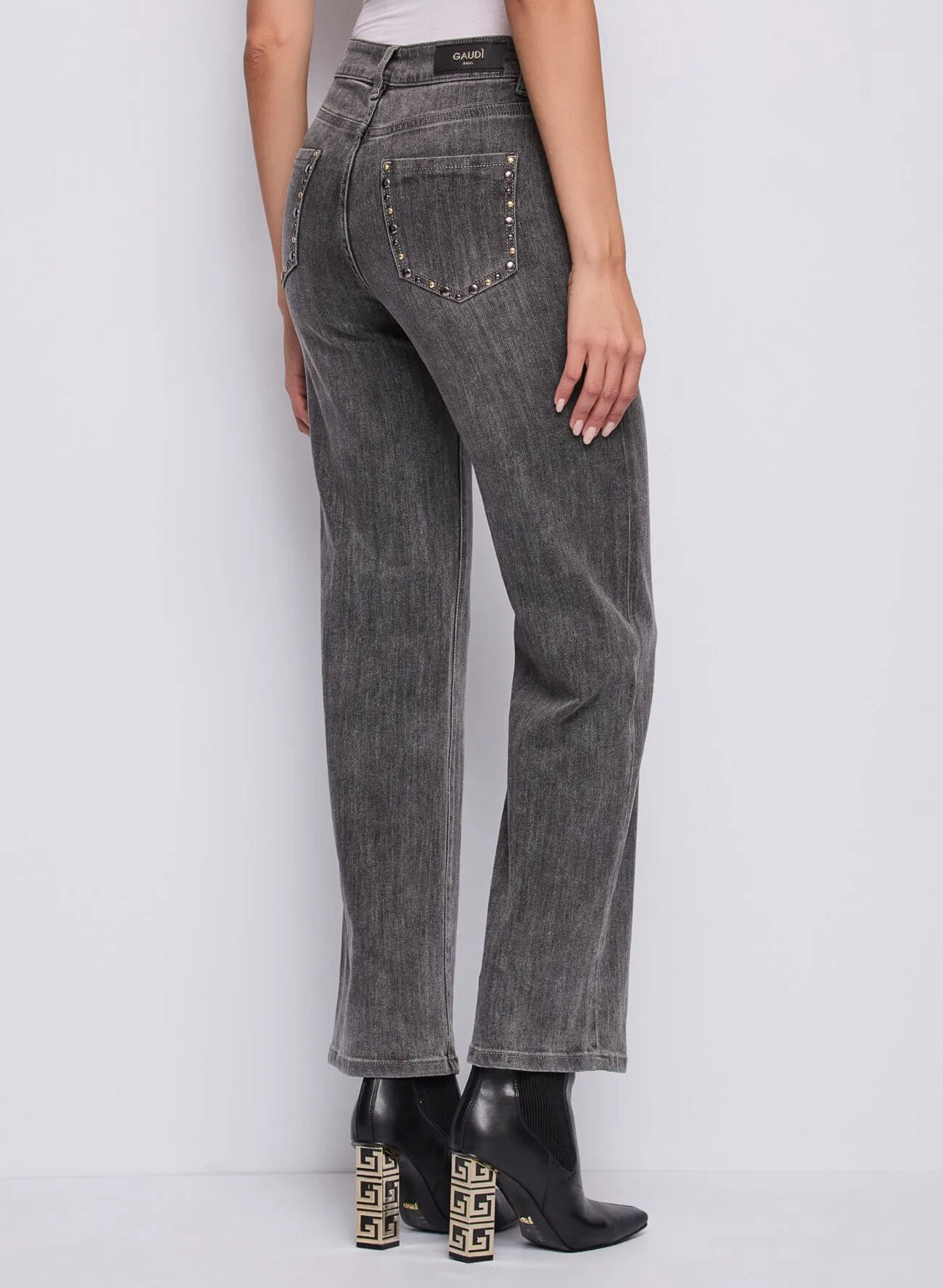 Gaudi women’s studded jeans 521BD26011