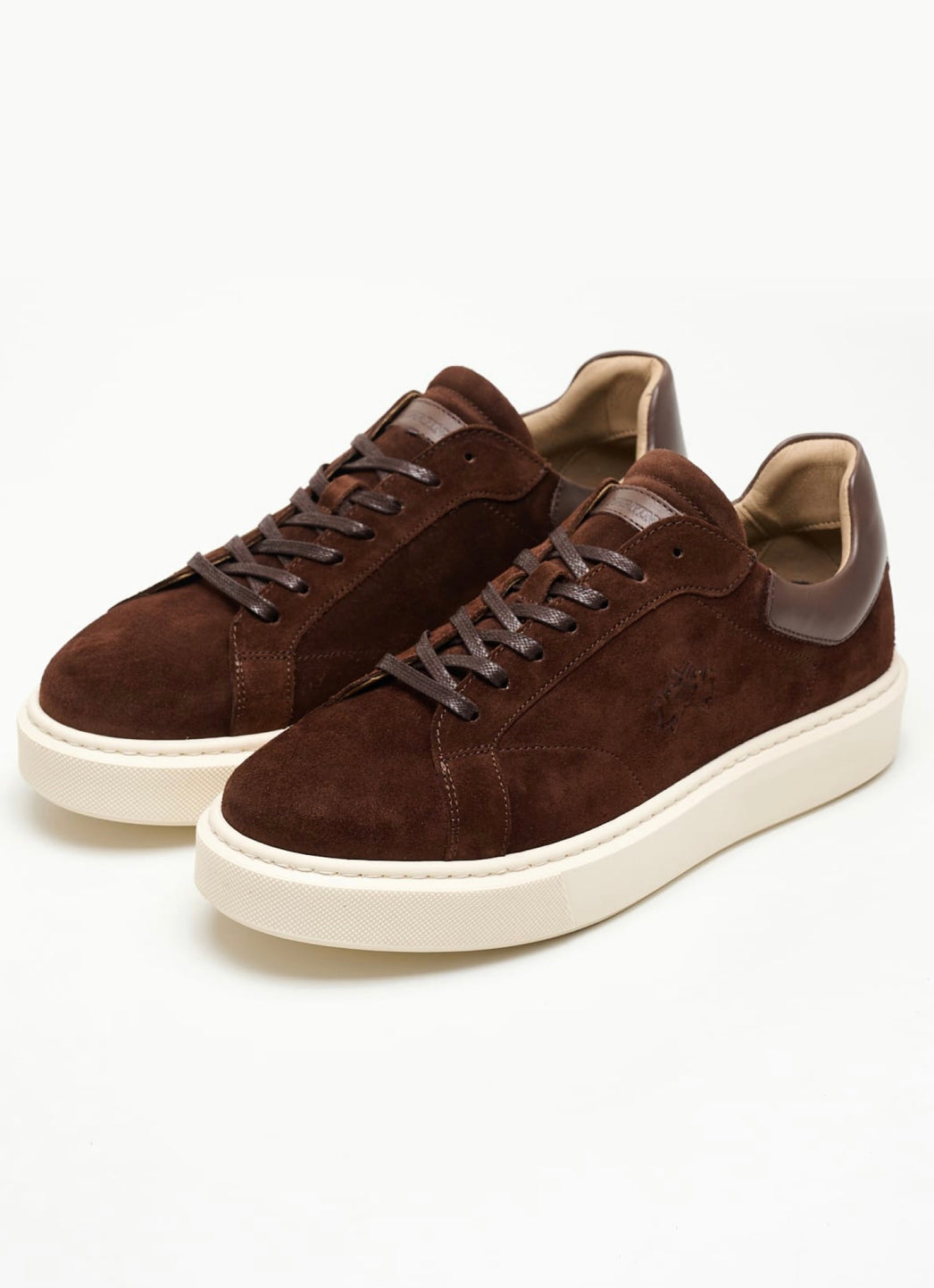 LA MARTINA SHOES MAN LFM232.001.3210 SUEDE LEATHER SNEAKERS