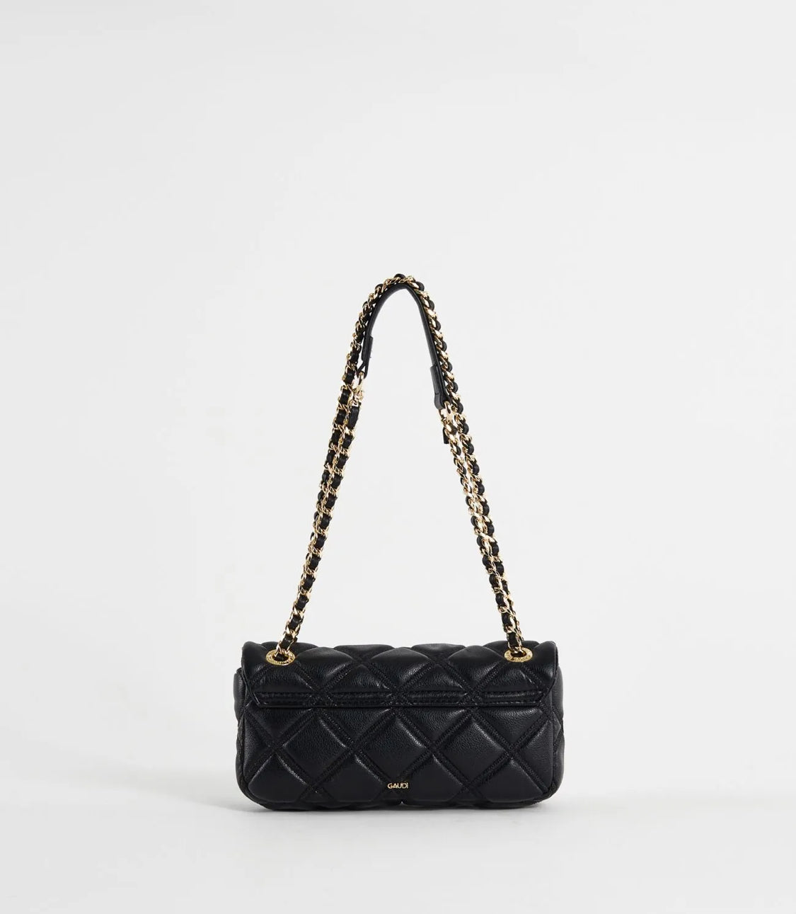 GAUDI Black quilted shoulder bag V4AI-11832