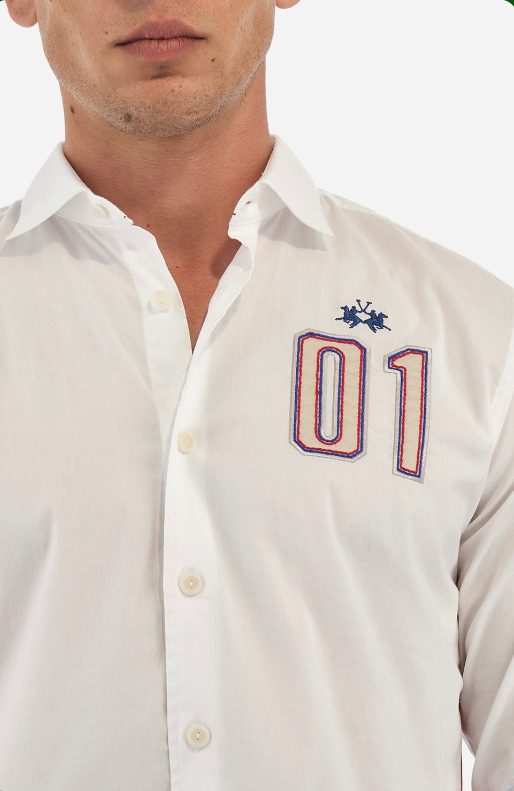 LA MARTINA MAN SHIRT POPLIN WMC300