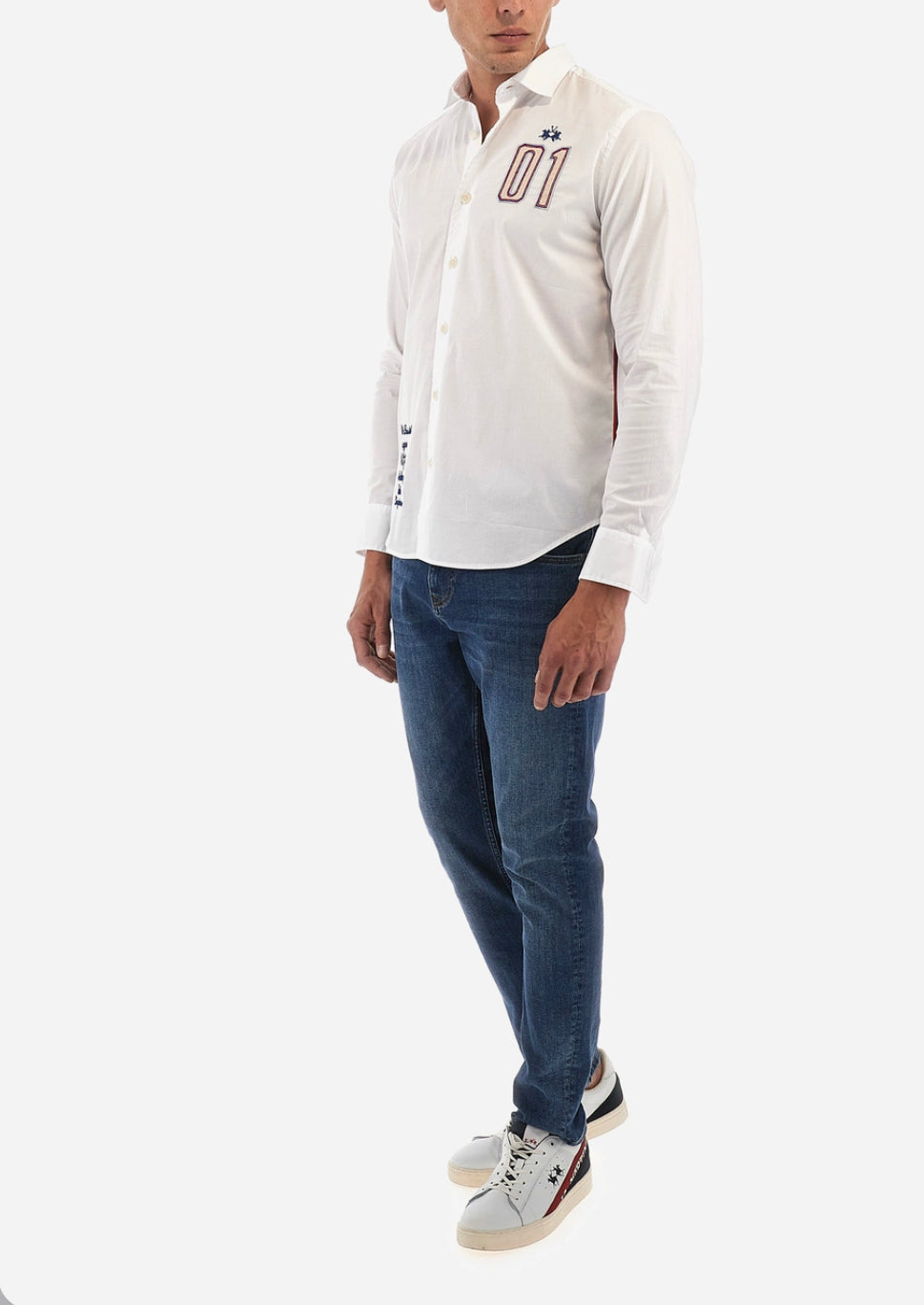 LA MARTINA MAN SHIRT POPLIN WMC300