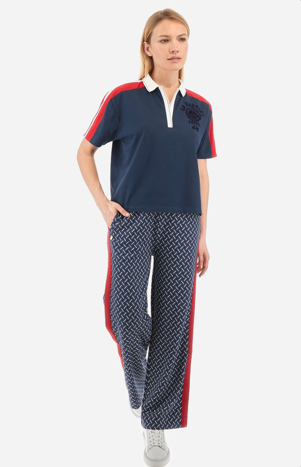 LA MARTINA WOMAN POLO PIQUET STRETCH WWP300