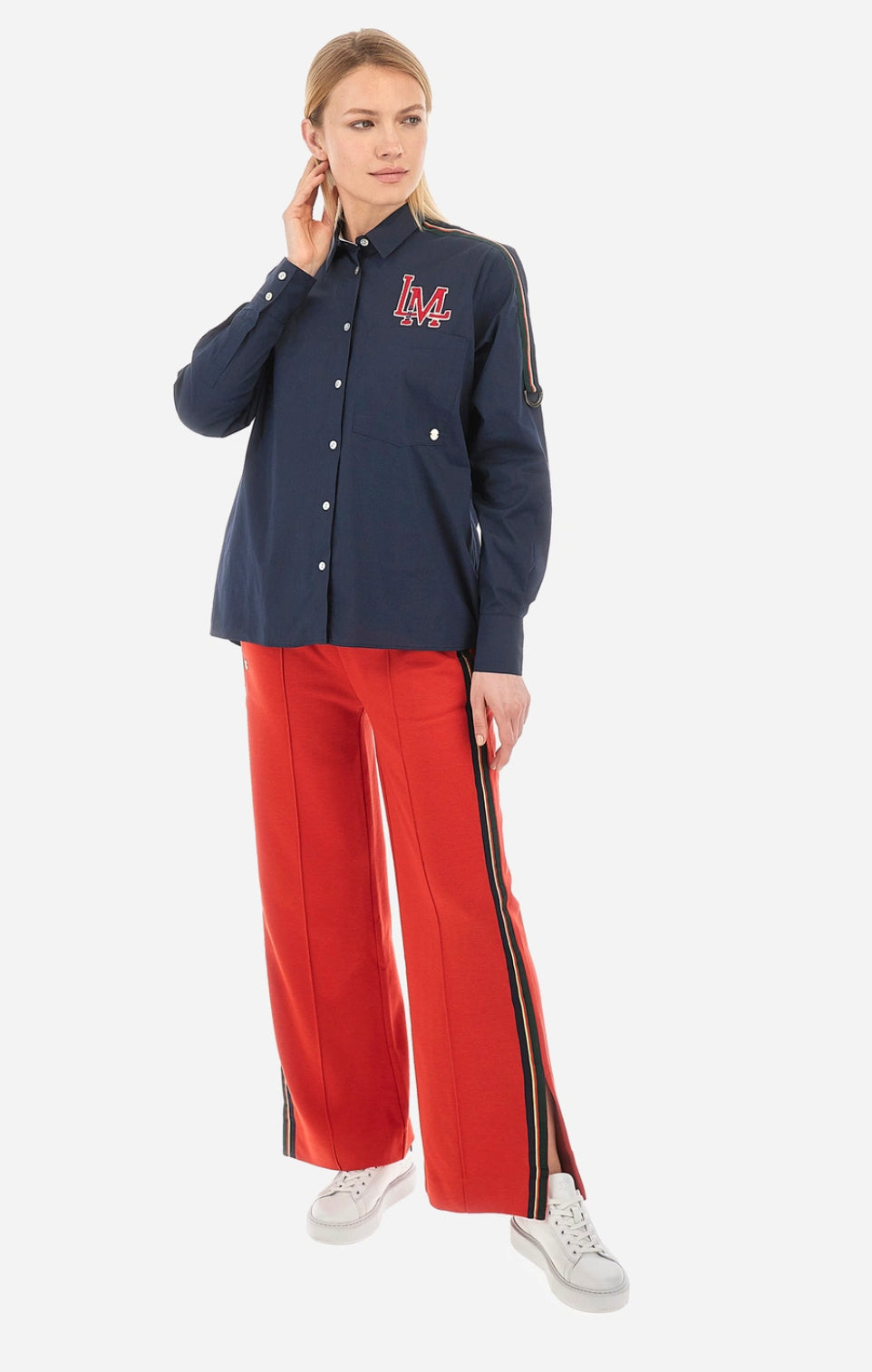 LA MARTINA WOMAN SHIRT POPLIN WWC300