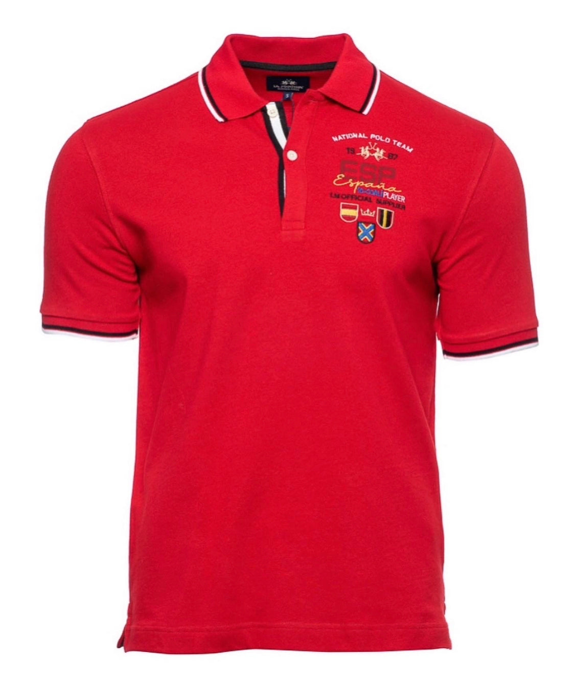 La Martina MAN POLO COTTON JERSEY TMP312