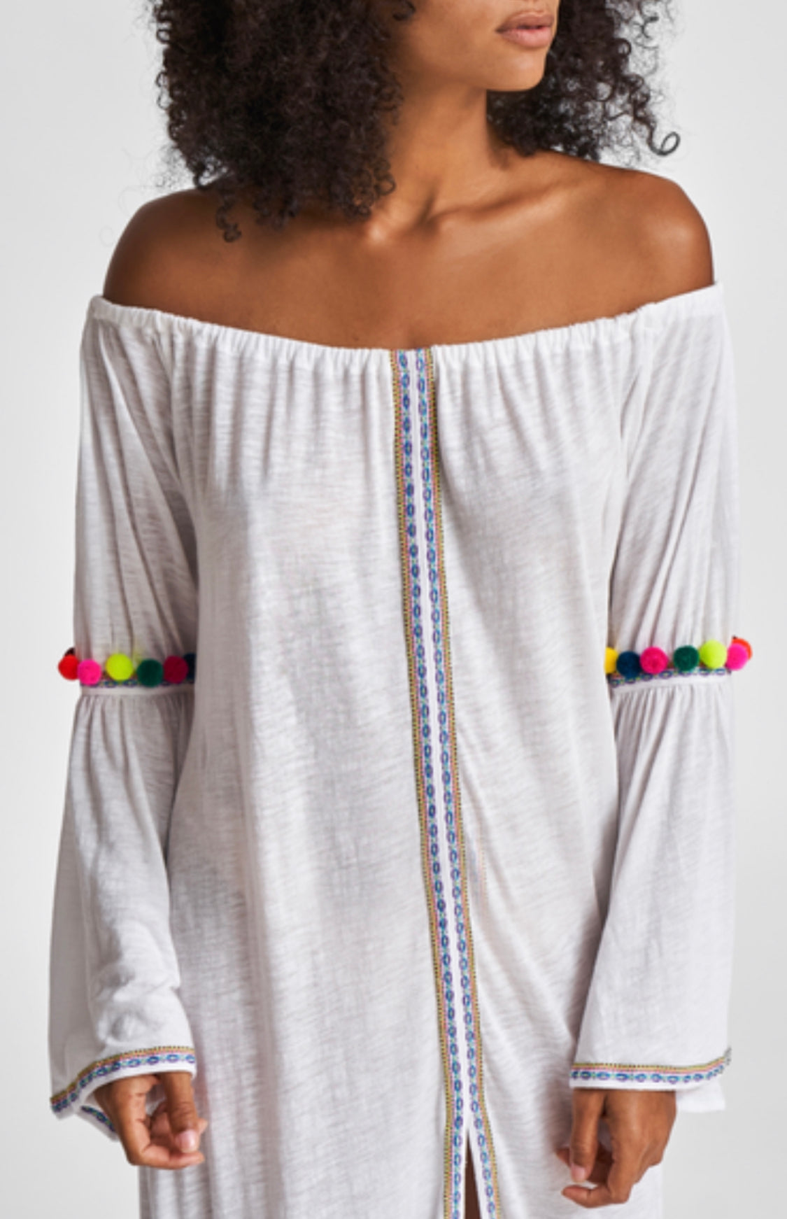Pitusa White Beachwear Dress