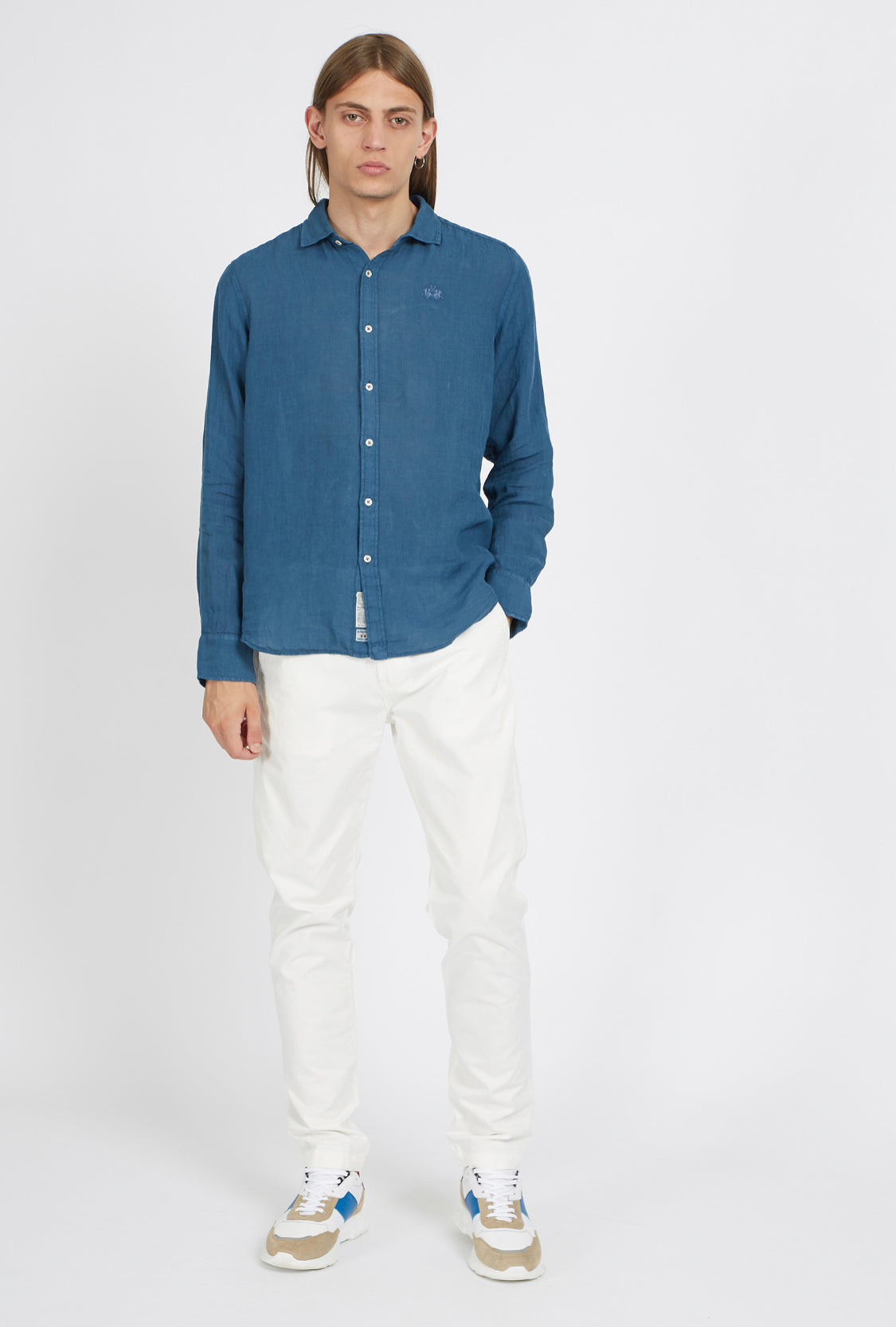 La Martina MAN Linen Shirt VMC007