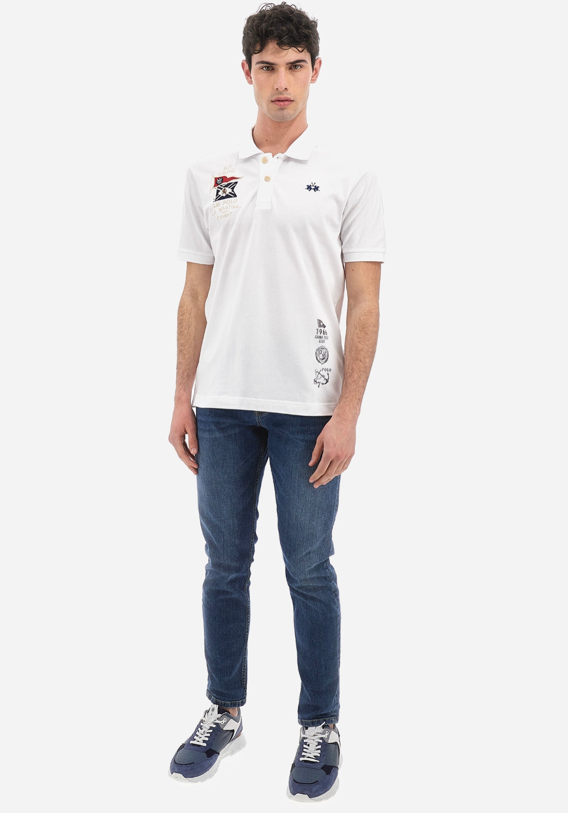 La Martina man Polo T-Shirt Piquet VMP330