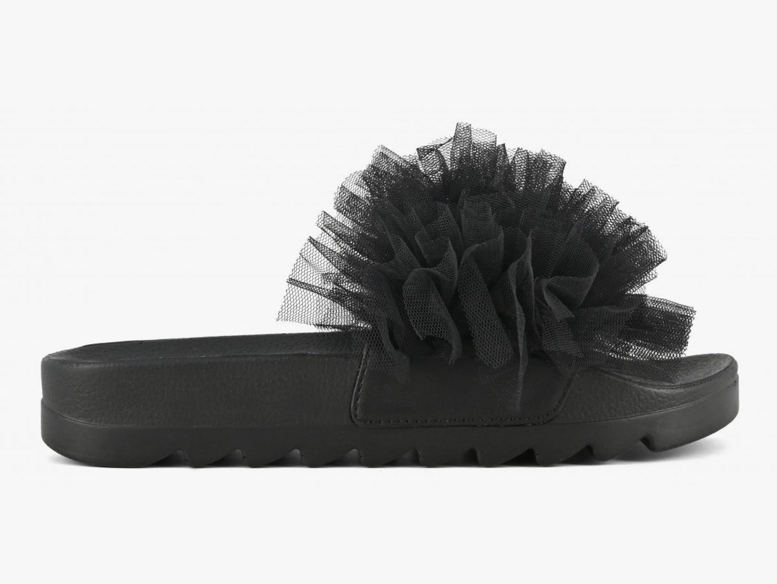 Colors of California Slides with Tulle Trim HC.JINFYEDGE201